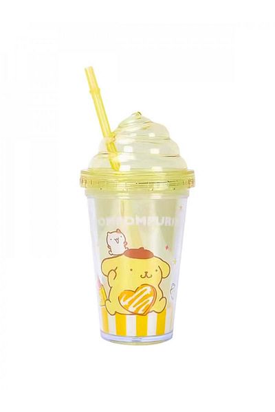 Miniso Sanrio Characters Plastic Water Bottle (320mL)(Yellow)
