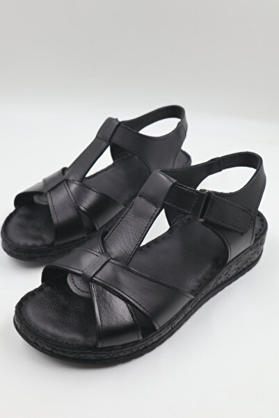 nazenintasarımlar Interior Exterior Genuine Leather Full Orthopedic Soft Comfortable Daily Sandals