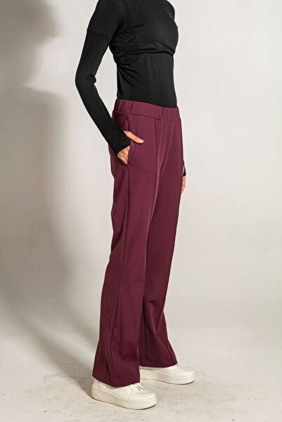 FD SPORTS Magic-Fit Quick Dry Sweatpants - Claret Red