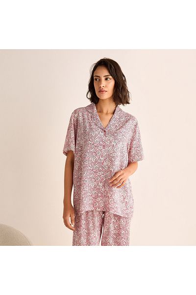 FAV All-Over Floral Print Shirt and Pyjama Set