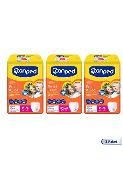 Canped Emici Külot Küçük Boy Smal S 30 Lu X 3 Adet