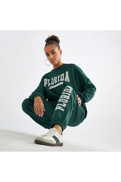 FAV Printed Long Sleeves Sweatshirt and Joggers Set
