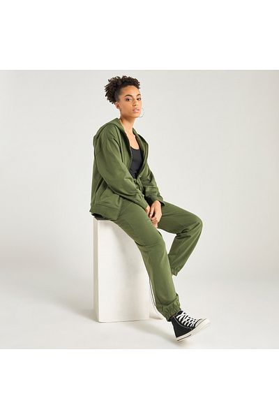 FAV Kangaroo Pocket Detail Zip Through Hoodie and Joggers Set
