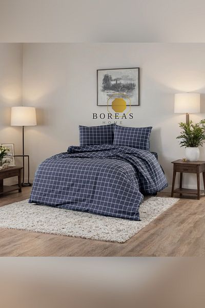 Boreas Home Greysoft Double Duvet Cover Set Without Sheets