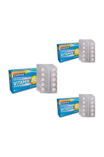 Osende Buy Vitamin B12 30 Tablets 3 Pieces