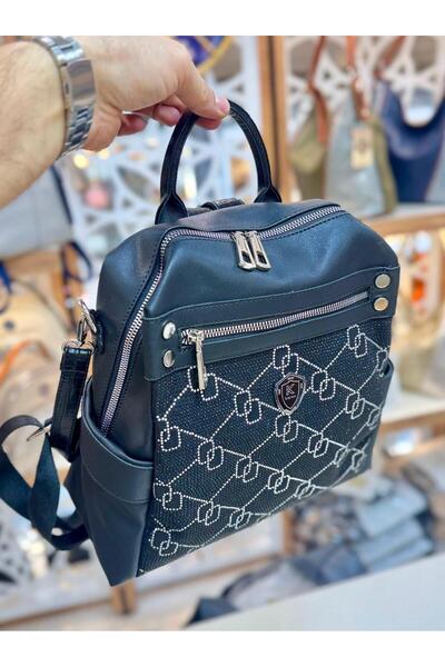 KAREN TAŞLI ORTA BOY KADIN SIRT ÇANTASI