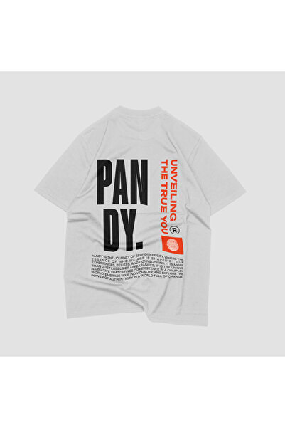 pandy Μπλουζάκι Unisex Pandy με εμπριμέ κοντομάνικο μπλουζάκι