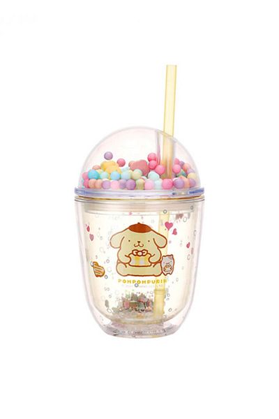 Miniso Sanrio Characters Portable Water Bottle (435mL)(Yellow)