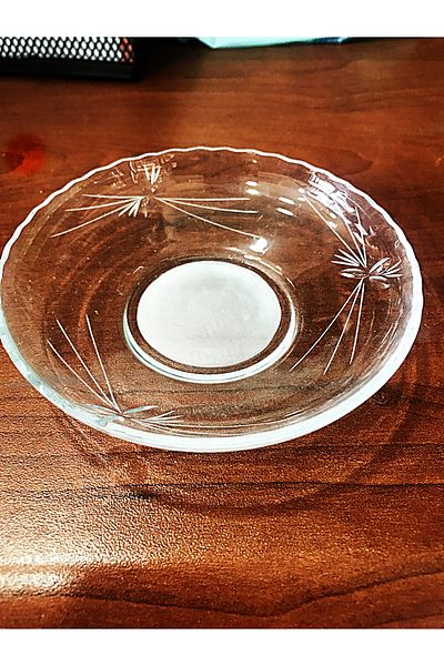 DECOSTYLE Lux Decorated Tea Plate - 6 Pieces