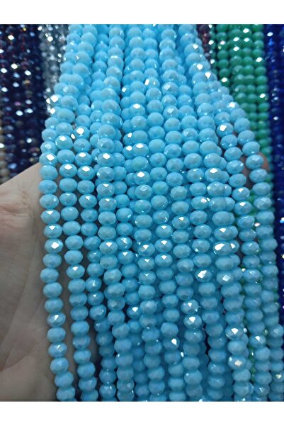 Ralp Moda Mărgele colorate din cristal de sticlă de 8 mm pentru realizarea de...