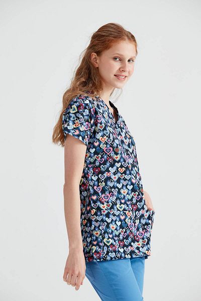 DRMOON Dr Greys Medical Jersey - Lycra, Single Top Pattern, Nurse and Doctor Apron