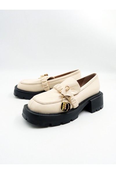 Tenau Kadın Hakiki Deri Loafer