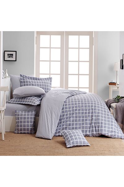 Keep London Σειρά Dolce Sleep (100% βαμβάκι) Σετ Παπλωματοθήκη Διπλό-Γκρι