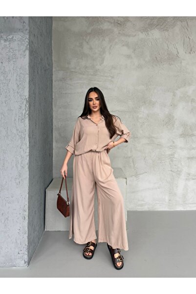 Miasista Attstil Cream Double Casual Set