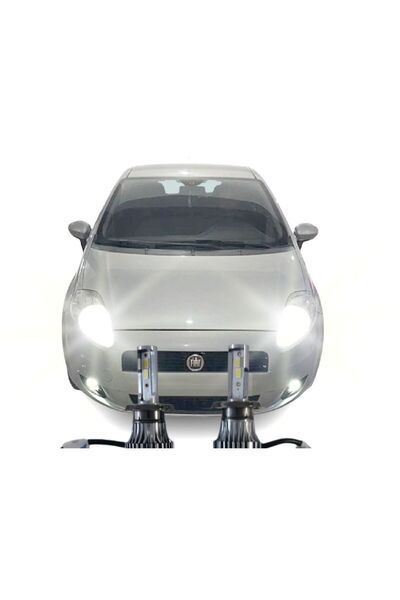 APEXİ FIAT GRANDE PUNTO UYUMLU UZUN-KISA FAR LED XENON H4 BEYAZ