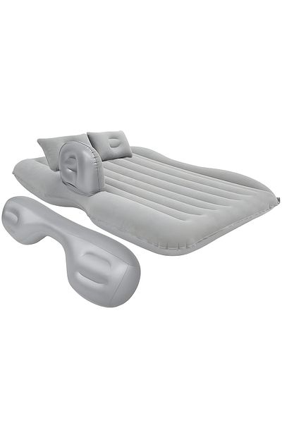 Safari Multi-Functional Car Air Bed Set with 2 Pillow, Back Seat Bed, Universal Fit for Travel 135x85x45cm