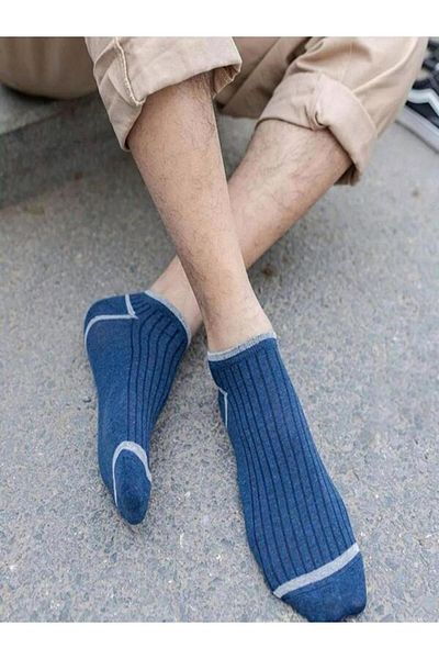 Sky Socks Мъжки кръгли цветни ботуши от 10 части, икономичен пакет, къси спортни маратонки, чорапи