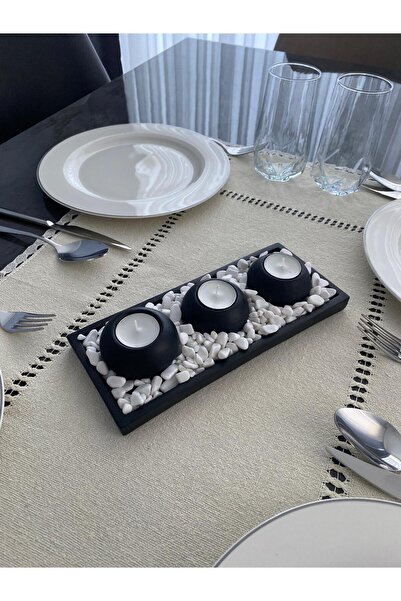 MorVilla Ev Dekorasyon,dekoratif Mumluk,hediyelik Eşya,tealight Mumluk(TAŞLAR VE MUMLAR DAHİLDİR)