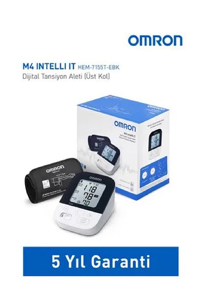 Omron M4 Intelli IT, Upper Arm Blood Pressure Monitor, 2 Users, Smartphone Compatible