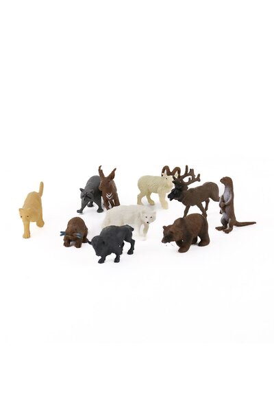 Nilly Toys Ys3-012A-B Pvc Small Wild Animals -Kidmar Toy
