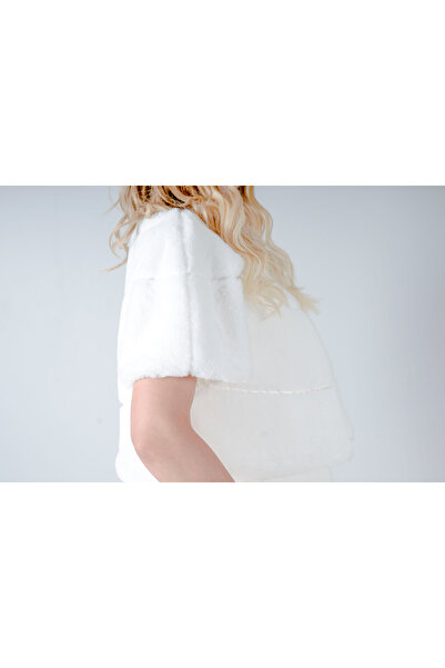 Sed da Exclusive Brooched Short Bridal Bolero Off White,etol,shawl, Vest, Bride