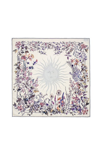 CASHMERE AND SİLK MAWLANA 100% ΚΑΣΜΙΡ ΤΕΤΡΑΓΩΝΟ ΦΟΥΛΑΡΙ ΜΕ ΔΙΠΛΗ ΣΤΑΥΡΟΣ (70Χ70)