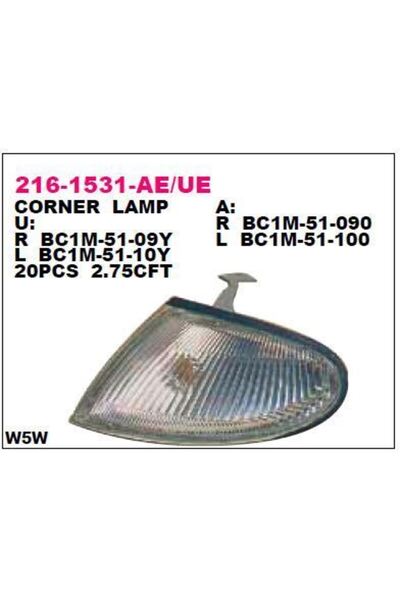 YEDEK PARÇA DEPO DEPO-216-1531L-UE - SINYAL LAMBASI ON SOL-(DUYSUZ)-(MAZDA: 3...