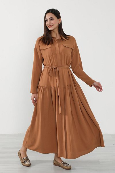 Aisha's Design Relaxed Fit Aerobin Shirt Dress,Elb-09