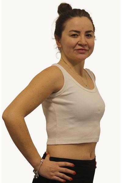 rood Γυναικείο Φαρδύ λουράκι Crop ATHLETE Camisole