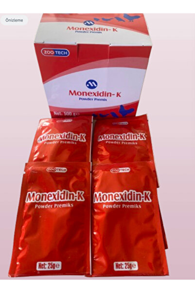 ZooTech Monexidin-k Antikoksidial Kanatlı Premix - 200 G (25 G * 8 Adet Şase )