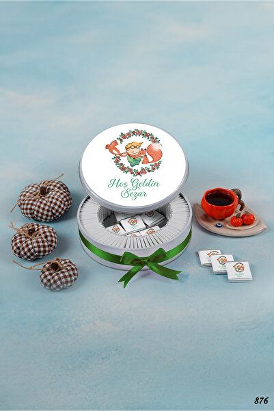 KAKAO AĞACI 100 Adet Çiçekli Küçük Prens Erkek Bebek Çikolatası