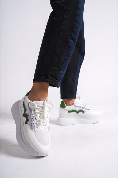 Mubiano 317-yl Verde/liliac Pantofi sport și pantofi sport pentru femei