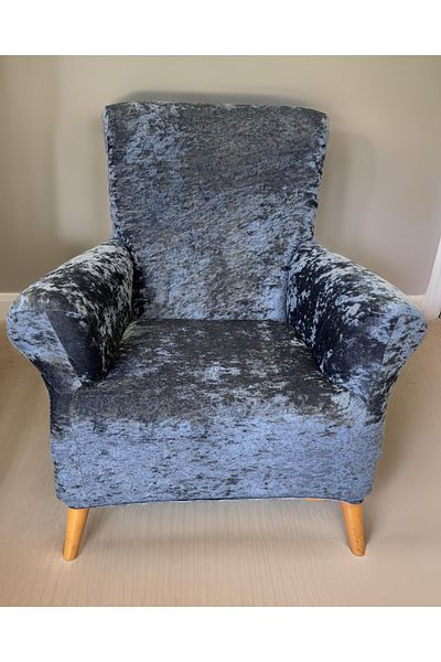 uzhanem Armchair Seat Cover Lycra Fabric, Square Pattern, Single Sofa Cover