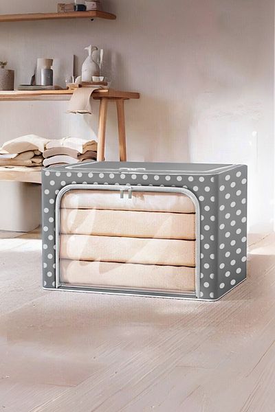 SER&YAT Polka Dot Window Framed Multi-Purpose Saddle Medium-wire Saddle 40x50x30cm Sweater And Blanket