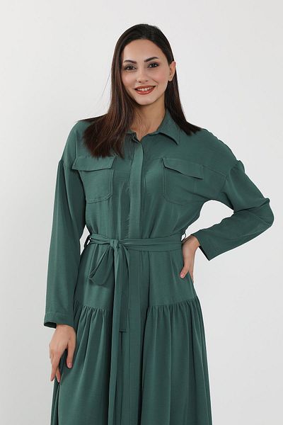 Aisha's Design Relaxed Fit Aerobin Shirt Dress,Elb-09
