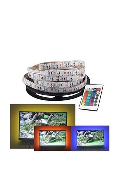 co arma LED Strip Light with Remote Control Eye-friendly Backlight Multi-color 5m