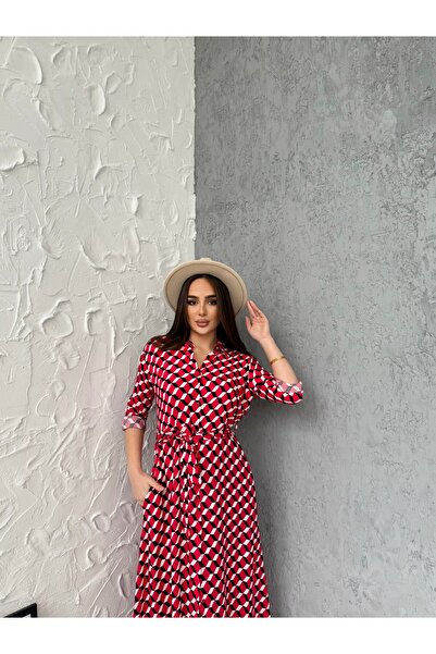 Miasista Pitikare Pattern Shirt Dress