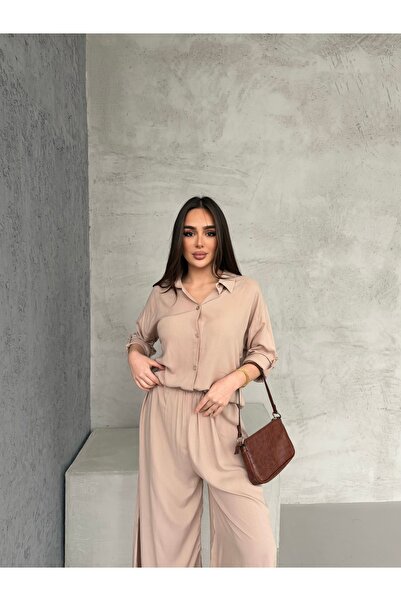Miasista Attstil Cream Double Casual Set