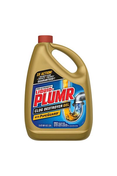 Liquid Plumr High-Performance Fast-Acting Pro-Strength Clog Destroyer Gel 2.36 L