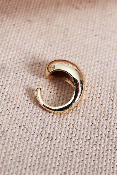 Süspüs Accessories Gold Color Bombe Cartilage Earrings