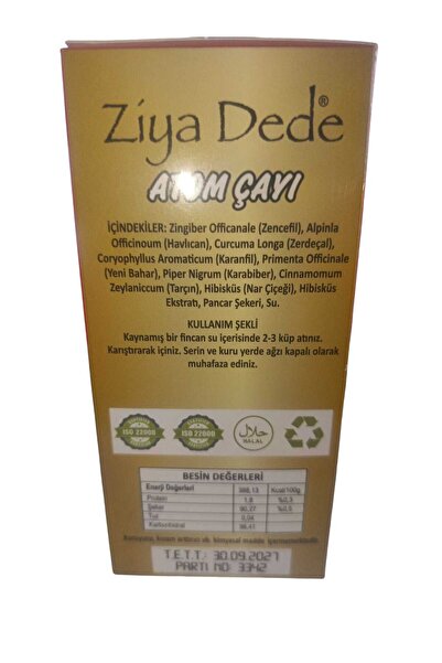 Ziyadede Ziya Dede Atom Çayı 150 GR