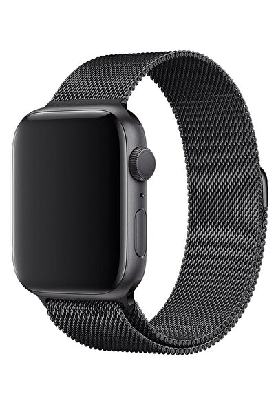 W wopiece Apple Watch 1 2 3 4 5 6 7 8 9 10 Se 44 Mm/45 Mm/46 Mm Hasır Örgü Me...
