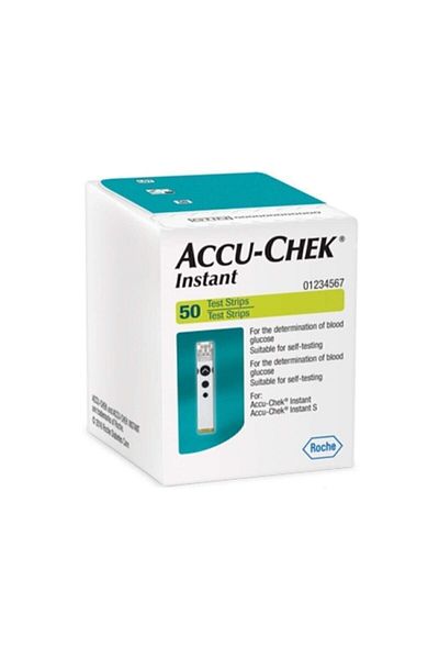 Accu Chek شرائط الاختبار الفورية 50 قطعة