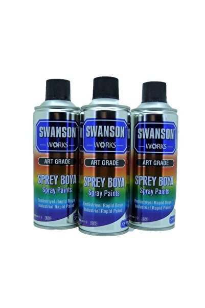 SWANSON Siyah Sprey Boya 400ml