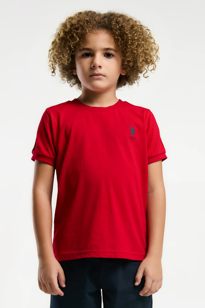 U.S. Polo Assn. U.S. Polo Assn. Boy, Stripe Detail, Licensed, Bottom Top Set