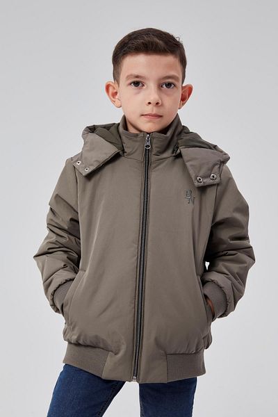 Benittokids Boy's Hooded Seasonal Jacket 51313