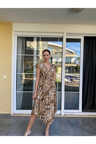 Lunaberry Γυναικείο Bohemian Vintage φόρεμα παραλίας Eid 38-46 ONE SIZE Εποχιακό καλοκαιρινό συνονθύλευμα βισκόζης