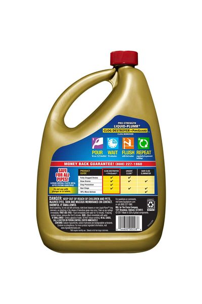 Liquid Plumr High-Performance Fast-Acting Pro-Strength Clog Destroyer Gel 2.36 L
