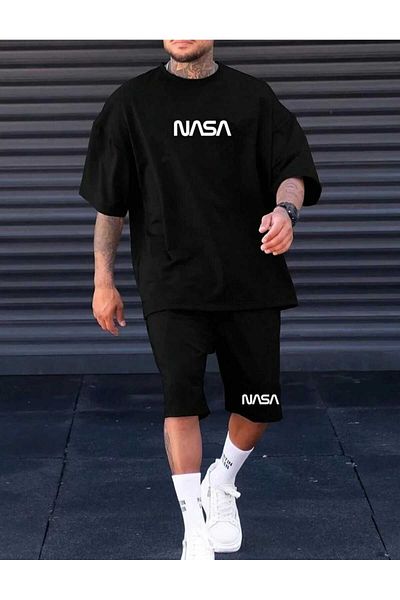 Gutsy Nasa Printed T-Shirt & Shorts, for Women and Men