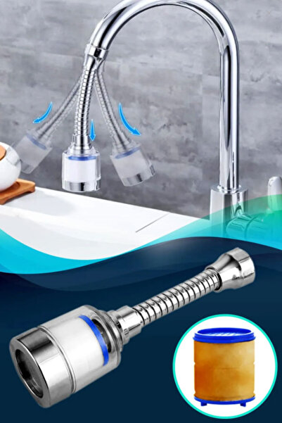 SİHİRLİ AYAKLAR Hygienic Replaceable Filtered Faucet Spout with Filter to Prevent Splash